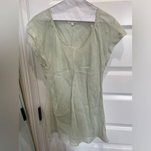 Eileen Fisher Seagram green large tank tunic